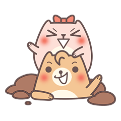 [LINEスタンプ] I am Prairie dog. 