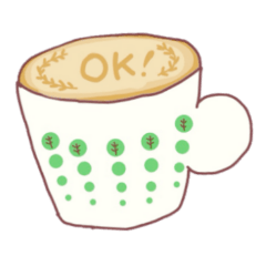 [LINEスタンプ] 街のカフェ屋さん