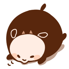 [LINEスタンプ] ゆるふわ黒ひつじくん 