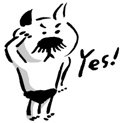 [LINEスタンプ] はなひげねこ 