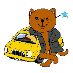 [LINEスタンプ] 探偵犬の日常