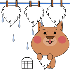 [LINEスタンプ] 付けヒゲぽんちゃん 