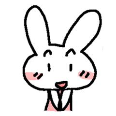 [LINEスタンプ] 毒のないうさぎ 