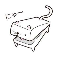 [LINEスタンプ] クリップネコ 