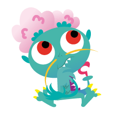 [LINEスタンプ] monster town