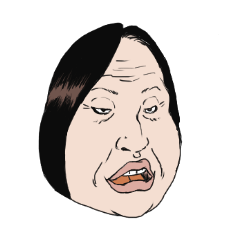 [LINEスタンプ] おば面