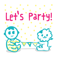 [LINEスタンプ] ハウちゃんとPAPA 