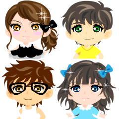 [LINEスタンプ] ペタペタすたんぷ（ALL SEASON） 