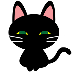 [LINEスタンプ] 紀州の黒猫くろにゃん 