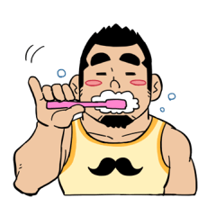 [LINEスタンプ] ひげおとめさん エブリデイ 