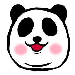 [LINEスタンプ] Strange panda us