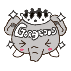 [LINEスタンプ] KUNCHORNMANEE THE INTERNATIONAL ELEPHANT 