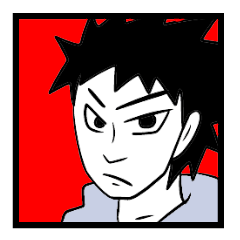 [LINEスタンプ] 使える表情漫画コマ05 
