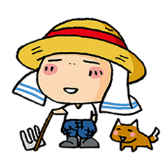 [LINEスタンプ] みやのん村の村長さん 