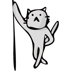 [LINEスタンプ] ネコらしきもの 