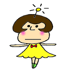 [LINEスタンプ] おかっぱ女子のリンコちゃん