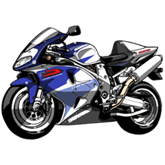 [LINEスタンプ] スポーツバイク(ツーリング2) fetchpriority=high
