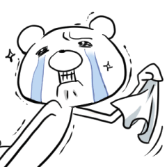 [LINEスタンプ] 白クマさん 