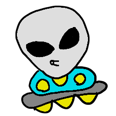 [LINEスタンプ] うちゅうじん