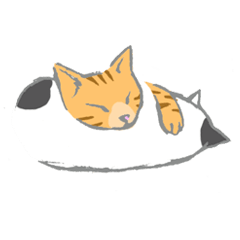[LINEスタンプ] おやすみ猫 
