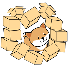 [LINEスタンプ] 箱入りしばちゃん 