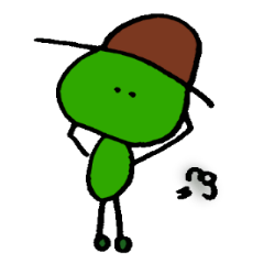 [LINEスタンプ] かわいい豆
