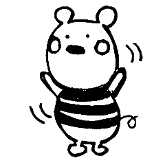 [LINEスタンプ] インパクトのないクマ 