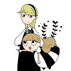 [LINEスタンプ] Harris sisters 
