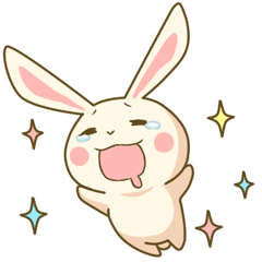 [LINEスタンプ] ぼく、うさぎ 