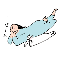 [LINEスタンプ] ネコと不思議さん 