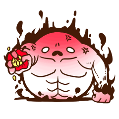 [LINEスタンプ] 怒るあざらし