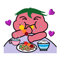 [LINEスタンプ] Lovely tomato -3 fetchpriority=high