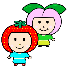 [LINEスタンプ] ラブリー ベリー＆ピーチ