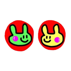 [LINEスタンプ] カラフルなうさぎちゃん fetchpriority=high