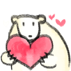 [LINEスタンプ] クマとリナ 