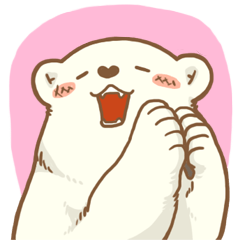 [LINEスタンプ] しろくまくんスタンプ 