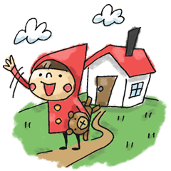 [LINEスタンプ] Do your best. Witch hood 5 