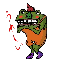 [LINEスタンプ] 奇妙な村の住人 