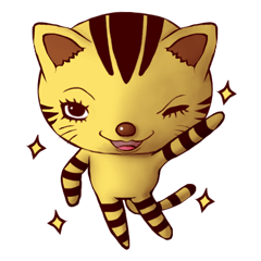 [LINEスタンプ] トラねこのリアクション！ 