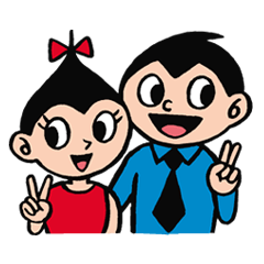 [LINEスタンプ] パタヤちゃんとレジオくん 