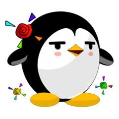 [LINEスタンプ] Penguin Huhu (Common Expression) 