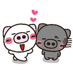 [LINEスタンプ] ネガティブーとポジティブー 