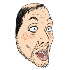 [LINEスタンプ] おじ面