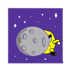[LINEスタンプ] ミカヅキくん 