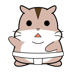 [LINEスタンプ] Hekeke no Hamnosuke<English ver.> 