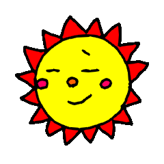 [LINEスタンプ] オモシロ太陽さん 