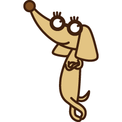 [LINEスタンプ] ランディ・ザ・ソーセージドッグ