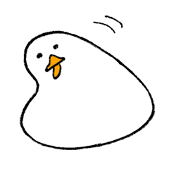 [LINEスタンプ] モチモチアヒル 