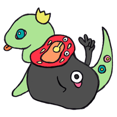 [LINEスタンプ] ぽんぽり＊モンスター