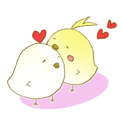 [LINEスタンプ] はーとさんとほっぺちゃん